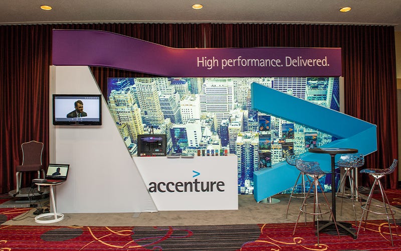 Accenture - 10x20 Custom Modular Exhibit