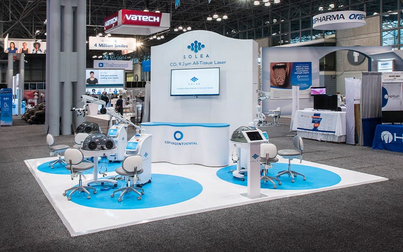 Convergent Dental - 20x20 Custom Modular Exhibit