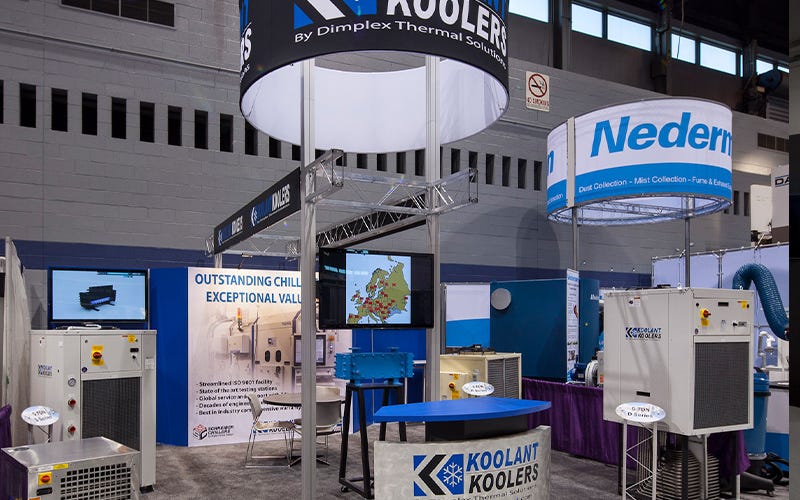 Dimplex Thermal Solutions - 10x20 Custom Exhibit