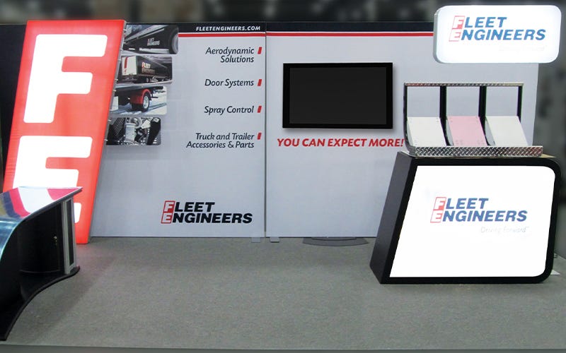 Fleet Engineers - 10x20 Custom Modular Exhibit