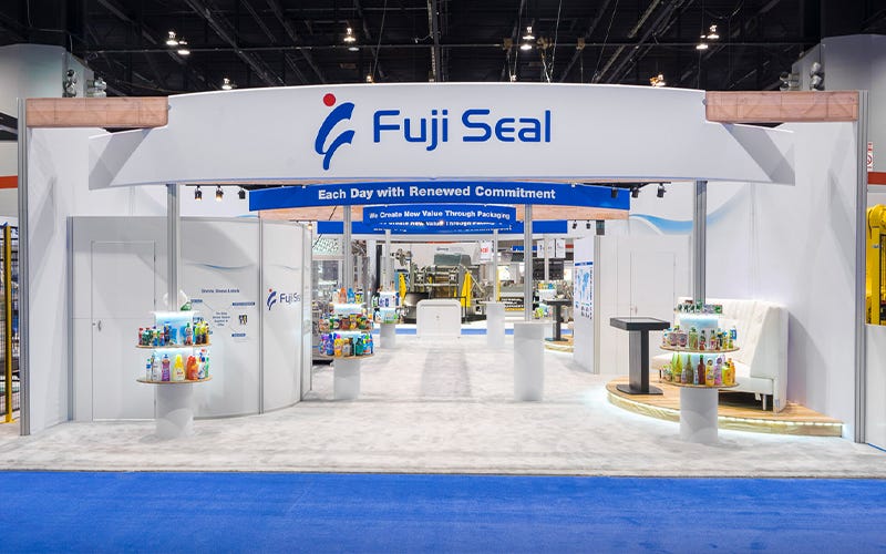 Fuji Seal - 20' x 50' Custom Modular Exhibit