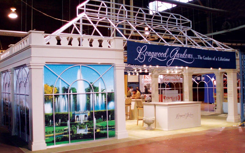 Longwood Gardens - 20x40 Custom Exhibit