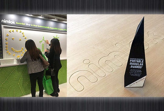 Nimlok Booth Supports The Conservation Fund & Nimlok Dealers Receive Awards At EXHIBITORLive 2019