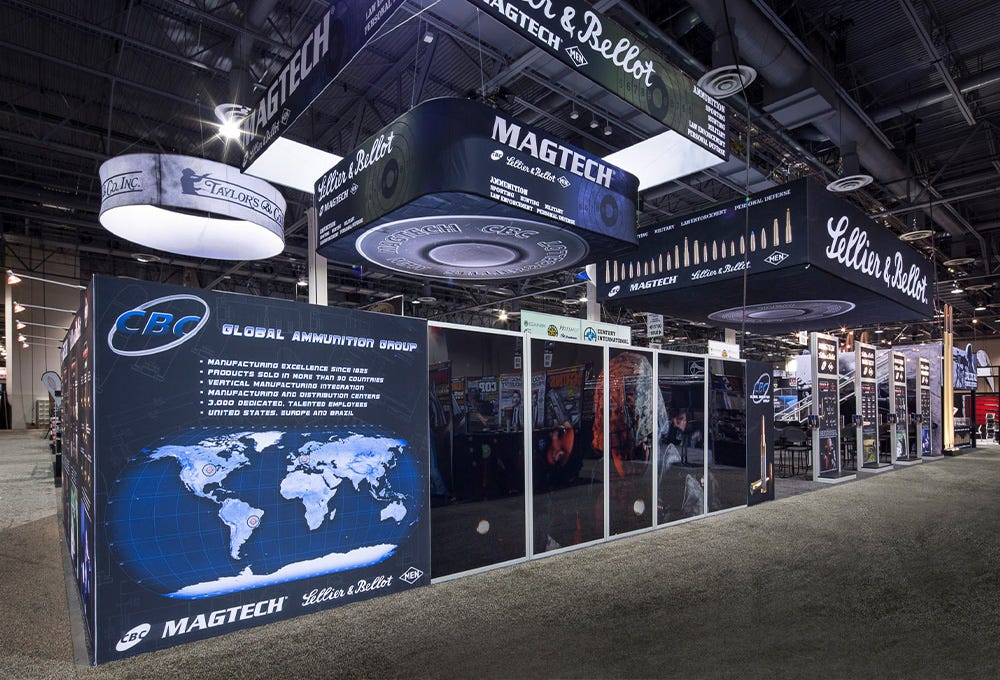 20x100 monster trade show booth for Magtech – a perfect example of a booth that is asset managed 20x100 monster trade show booth for Magtech – a perfect example of a booth that is asset managed